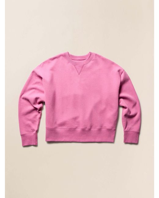 Faherty Brand Multicolor High Standard Fleece Vintage Crewneck Hoodie