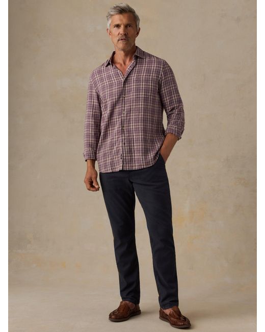 Faherty Brand Brown Palmetto Shirt for men