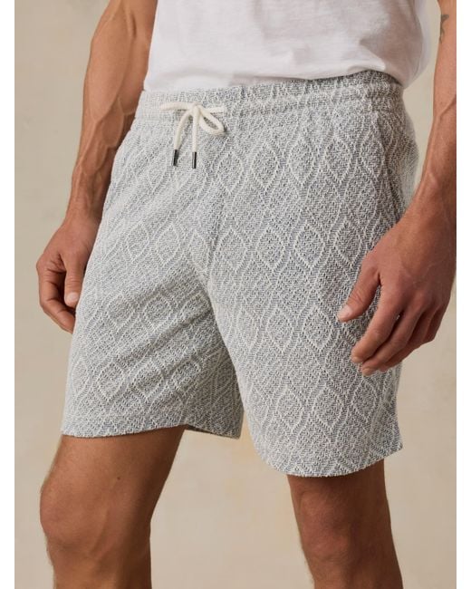 Faherty Brand Natural Oasis Drawstring Short for men