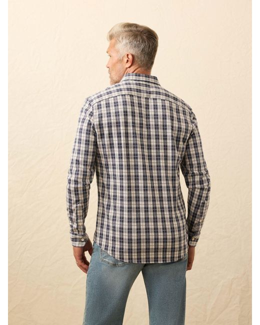 Faherty Brand Natural Coastline Knit Shirt for men
