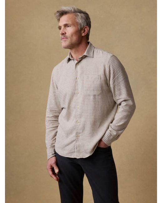 Faherty Brand Brown Palmetto Shirt for men