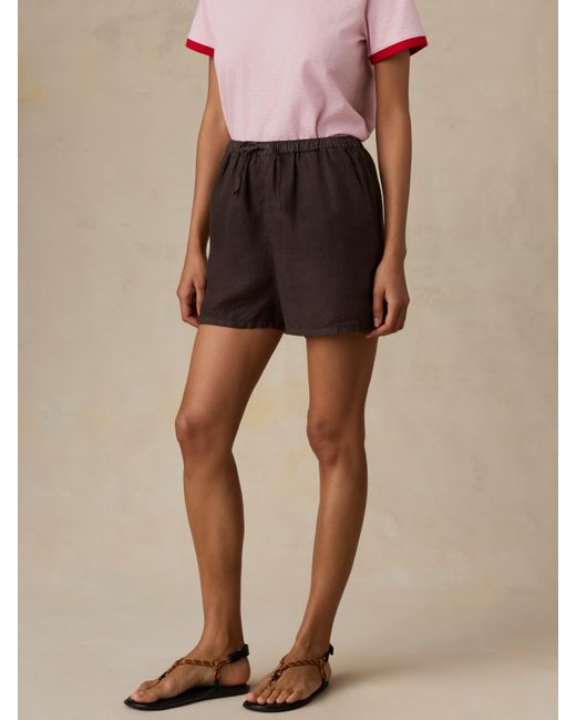 Faherty Brand Natural Laguna Linen Montecito Short