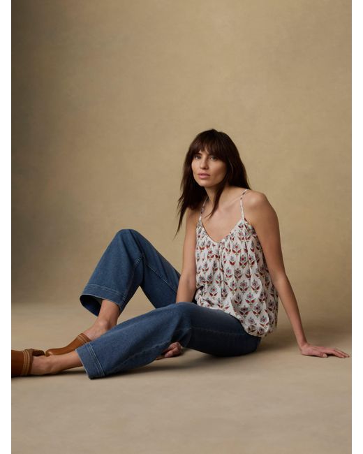 Faherty Brand Blue Suki Cami