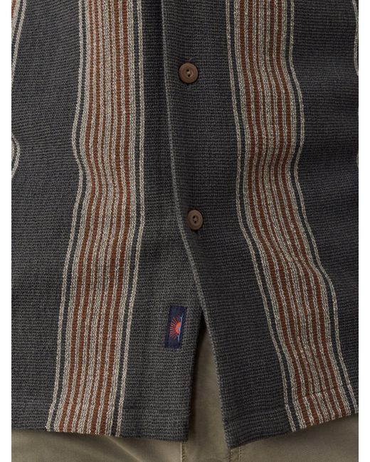 Faherty Brand Brown Short-Sleeve Oasis Camp Shirt for men