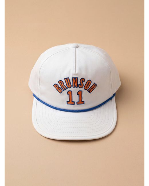 Faherty Brand White Jalen Brunson Corded All Day Hat for men