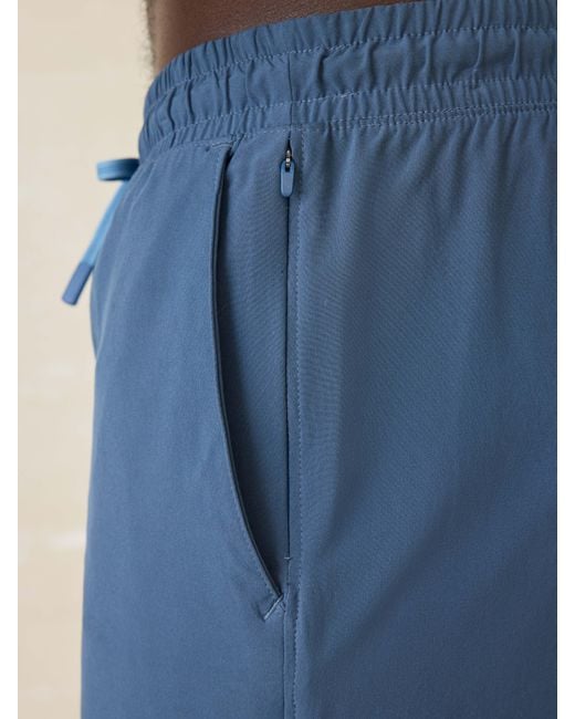 Faherty Brand Blue Shorelite Lined Trunk (7" for men