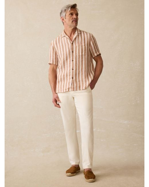 Faherty Brand Natural Coastline Chino Pants for men