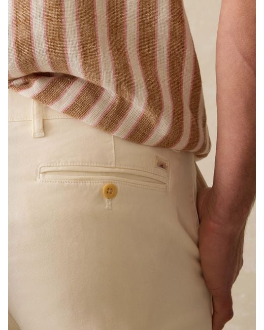 Faherty Brand Natural Coastline Chino Pants for men
