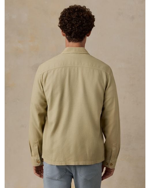 Faherty Brand Natural Tropic Surplus Shirt for men