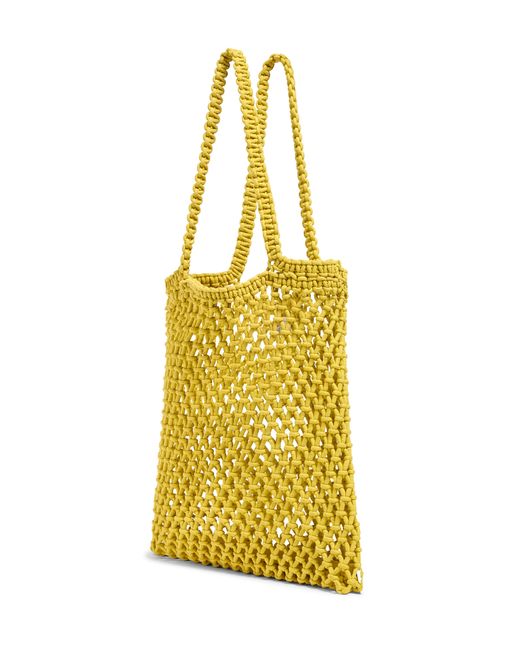 Faherty Brand Yellow Sunwashed Market Tote