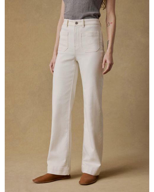 Faherty Brand Natural Stretch Terry Patch Pocket Pants