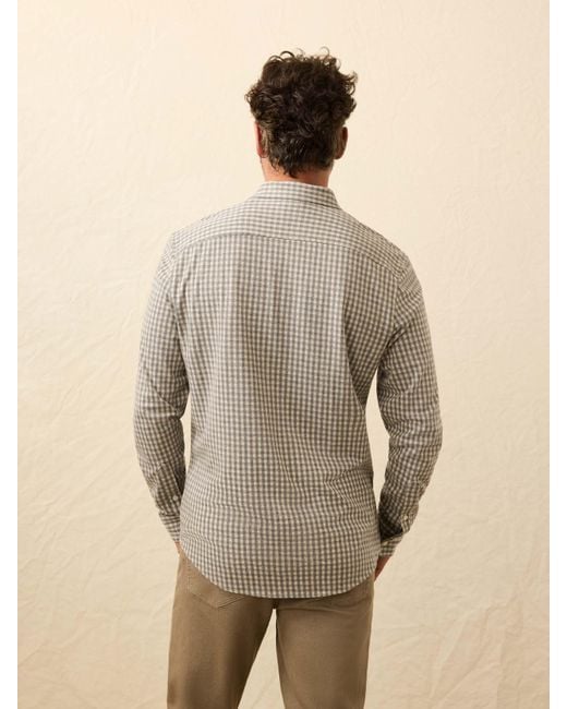 Faherty Brand Natural Coastline Knit Shirt for men