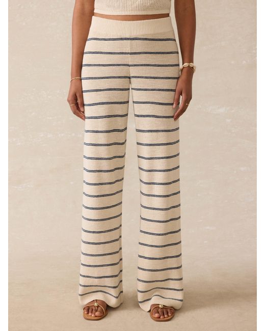 Faherty Brand Natural Miramar Linen Sweater Pants