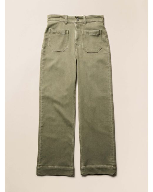 Faherty Brand Natural Stretch Terry Patch Pocket Ankle Pants