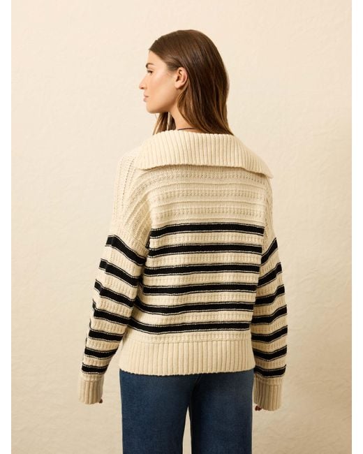 Faherty Brand Natural Heirloom Cotton Sweater Polo