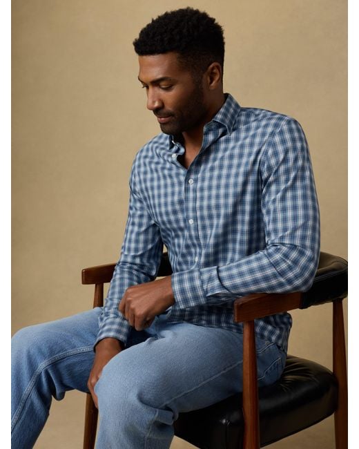 Faherty Brand Blue The Movement&Trade; Shirt for men