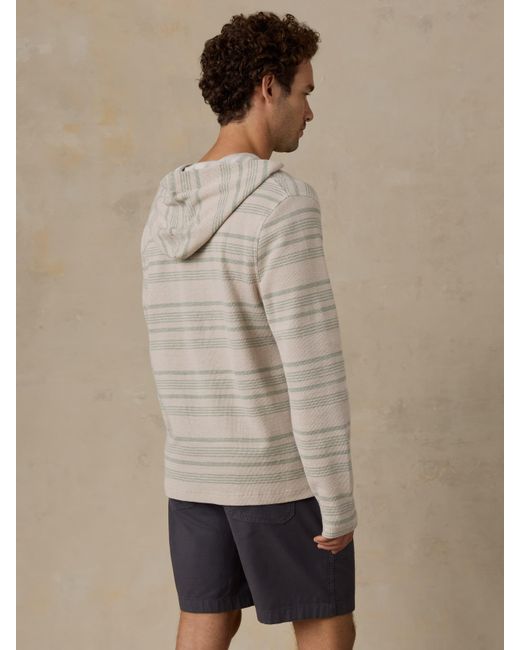 Faherty Brand Green Oasis Hoodie for men