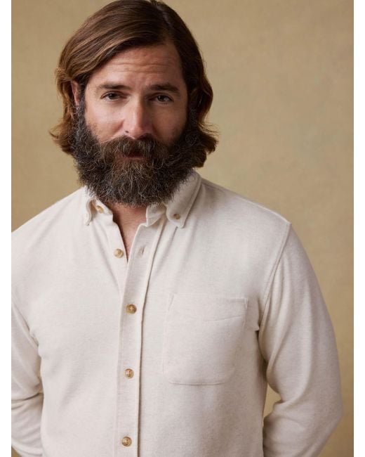 Faherty Brand Natural Legend&Trade; Sweater Shirt (Single Pocket) for men