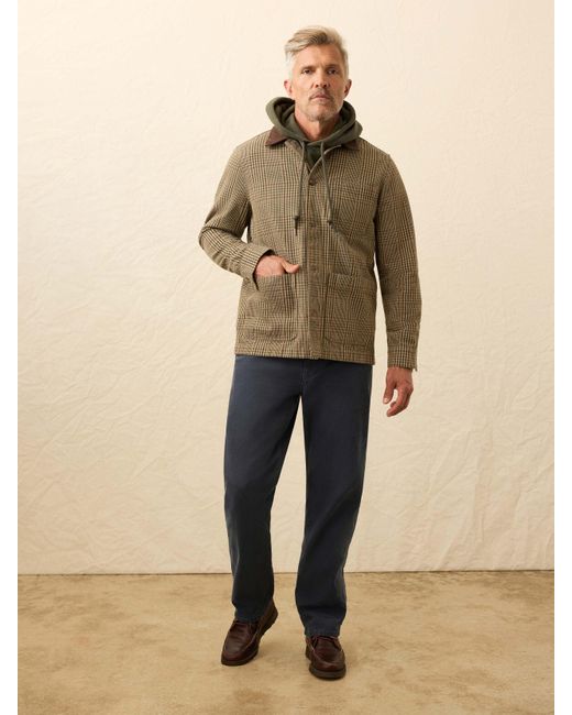Faherty Brand Natural High Ridge Twill Studio Jacket