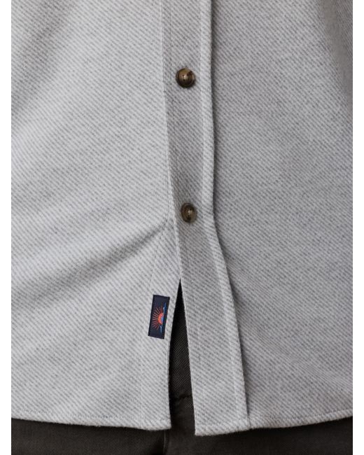 Faherty Brand Gray Legend&Trade; Sweater Shirt (Single Pocket) for men