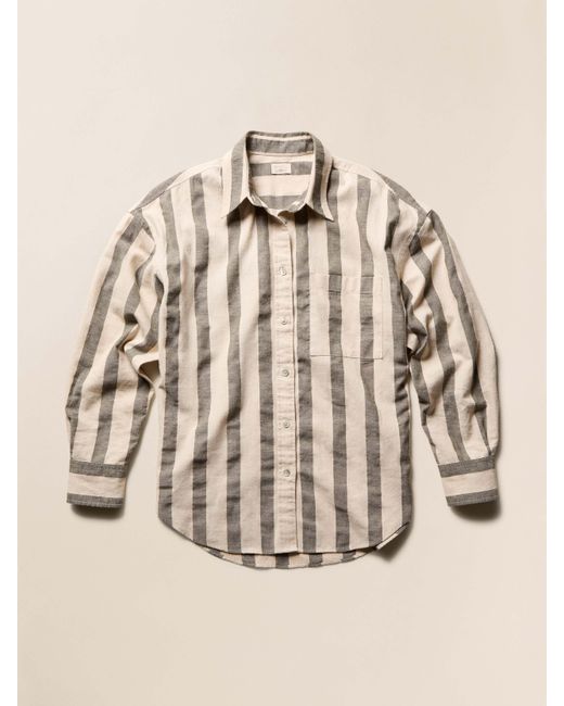Faherty Brand Multicolor Cotton Linen Relaxed Shirt