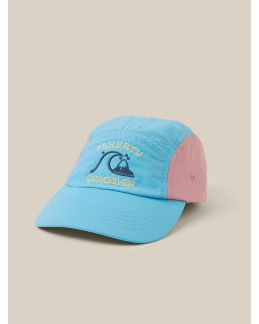 Faherty Brand Blue X Quiksilver 5-Panel Hat