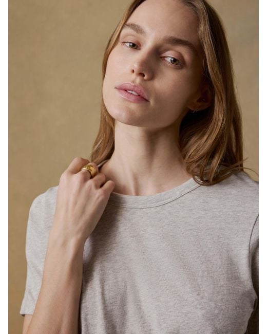 Faherty Brand Natural Sunwashed Regenerative T-Shirt
