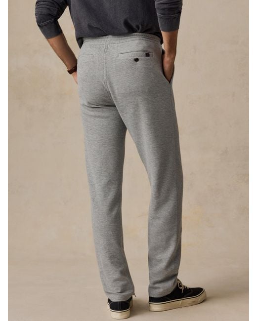 Faherty Brand Black Highland Knit Pants for men