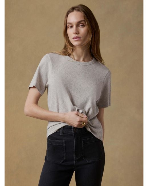 Faherty Brand Natural Sunwashed Regenerative T-Shirt