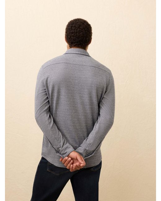 Faherty Brand Gray Legend&Trade; Sweater Shirt for men