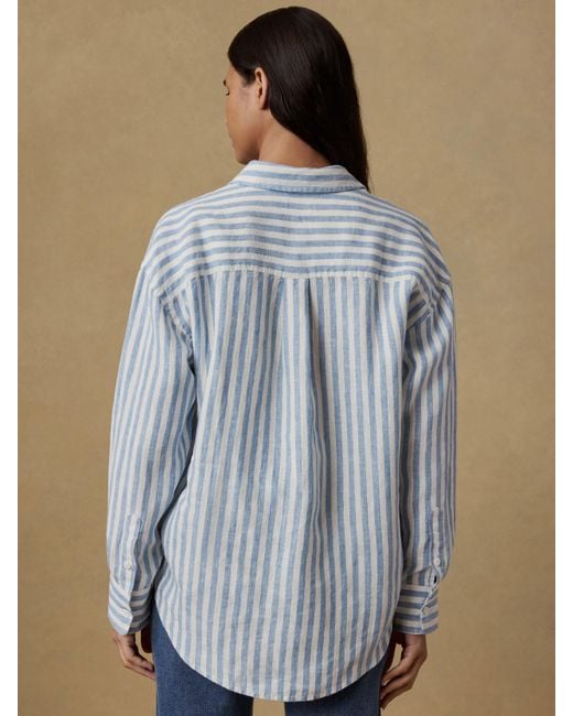 Faherty Brand Natural Laguna Linen Relaxed Shirt