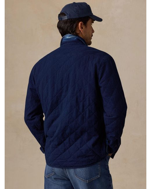 Faherty Brand Green Reversible Bondi Jacket for men