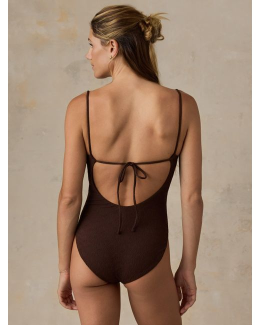 Faherty Brand Brown Riviera One Piece