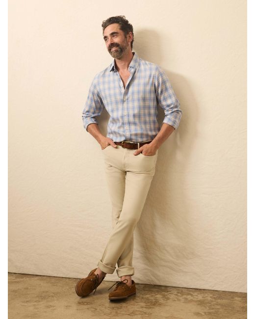 Faherty Brand Gray The Movement&Trade; Shirt for men