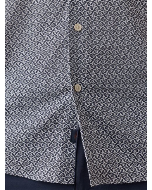 Faherty Brand Gray Short-Sleeve Movement&Trade; Monterey Shirt for men