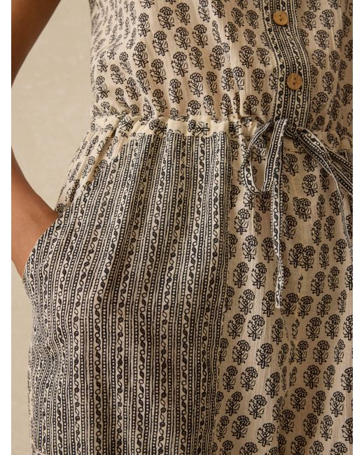 Faherty Brand Natural Catalina Jumpsuit
