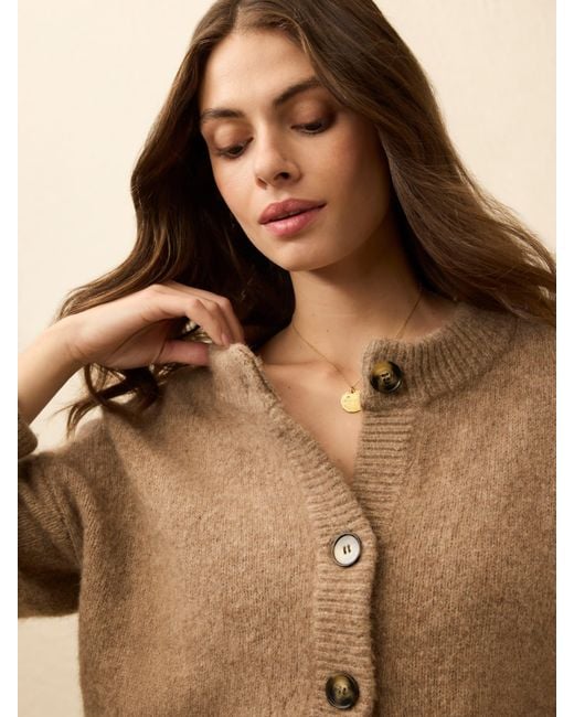 Faherty Brand Blue Alpine Cozy Cardigan
