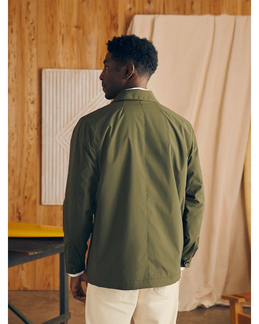 Faherty Brand Green Reserve Four Pocket Field Jacket for men