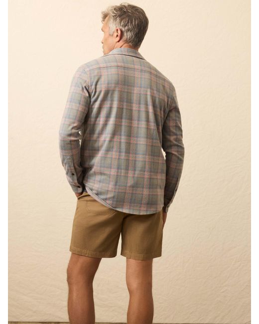 Faherty Brand Brown Legend&Trade; Sweater Shirt for men