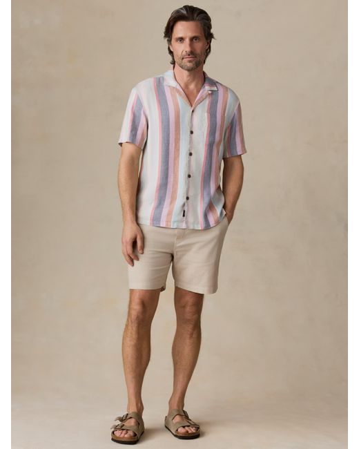 Faherty Brand Multicolor Short-Sleeve Breeze Camp Shirt for men