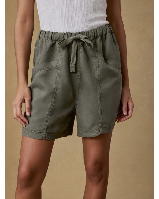 Faherty Brand Green Topanga Drape Short