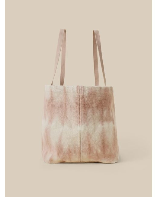 Faherty Brand Natural Tie Dye Oversized Beach Bag
