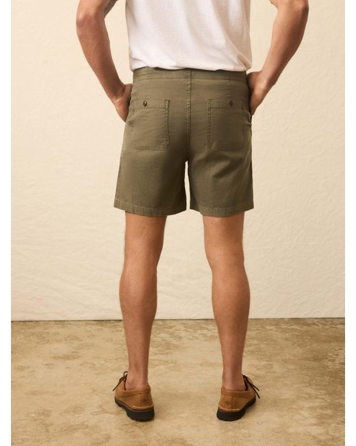 Faherty Brand Natural Dune Utility Short for men