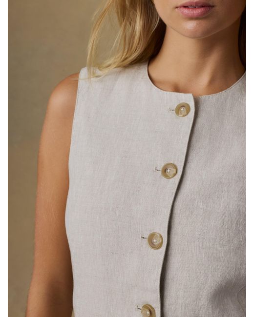 Faherty Brand Natural Sun Strider Linen Vest