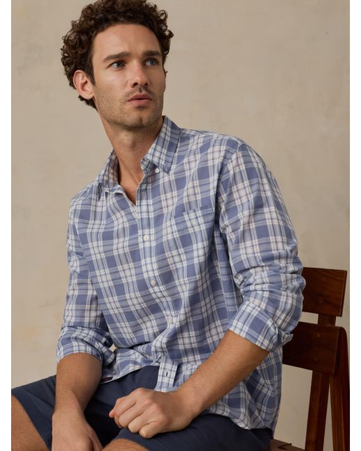 Faherty Brand Multicolor Long-Sleeve Weightless Cotton Shirt for men
