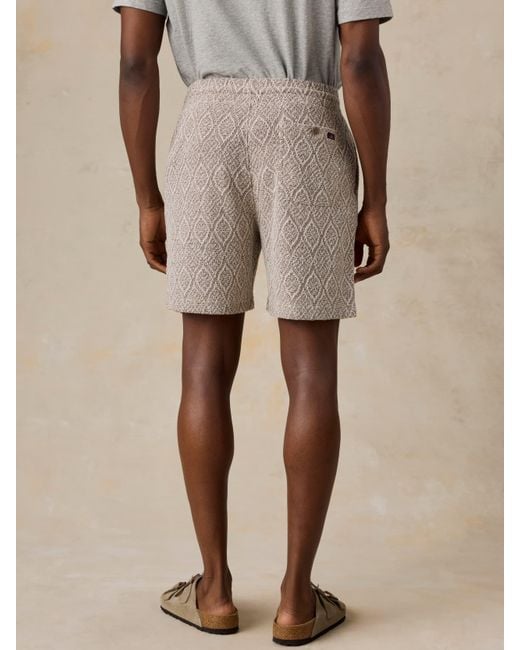 Faherty Brand Natural Oasis Drawstring Short for men