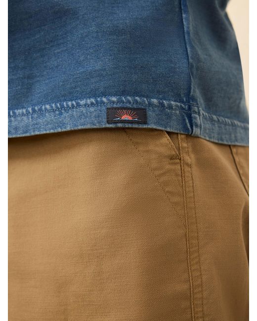 Faherty Brand Blue Steven Paul Judd Thunderbird T-Shirt for men