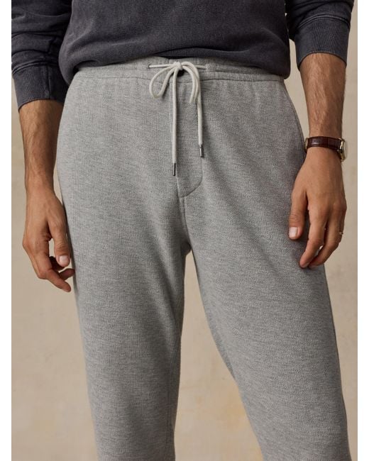 Faherty Brand Black Highland Knit Pants for men