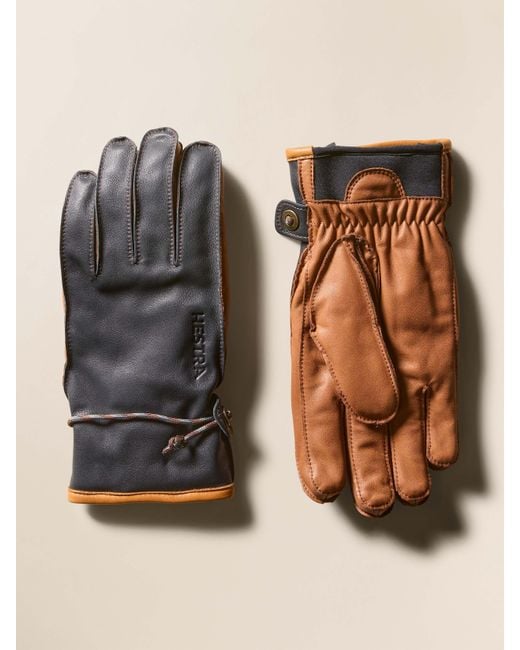 Faherty Brand Multicolor Hestra Wakayama Gloves for men