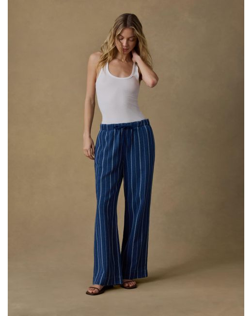 Faherty Brand Blue Laidback Island Tide Pants